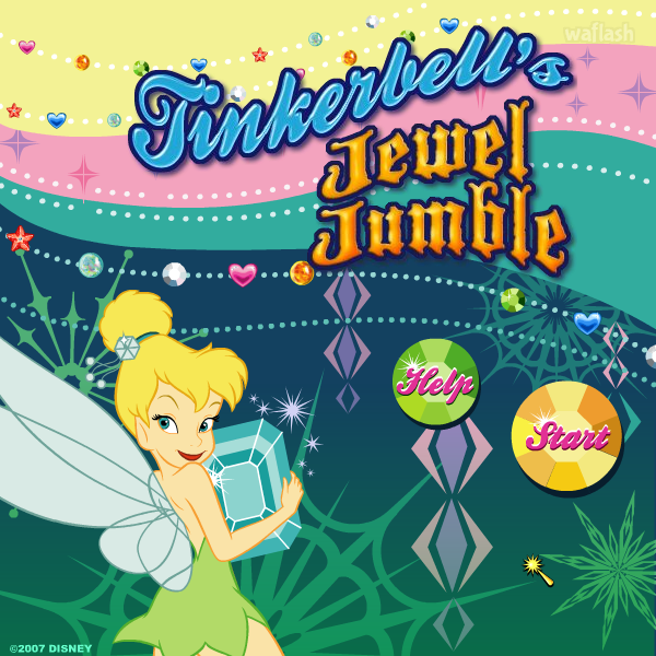 팅커벨 쥬얼리팡 (Tinkerbell's Jewel Jumble) 게임 화면 1