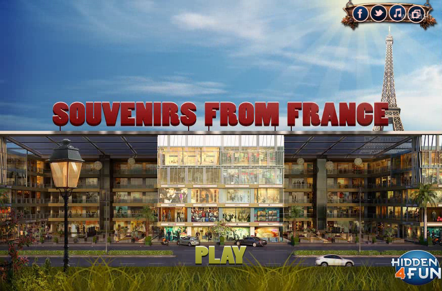Hidden4fun 숨은그림찾기 - Souvenirs From France 게임 화면 1