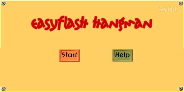 이지플래시 행맨 (Easyflash Hangman) 게임 화면 1