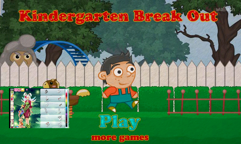 Abroy 킨더가튼 브레이크 아웃 (Kindergarten Break Out) 게임 화면 1