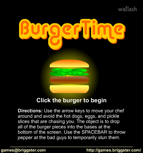 버거타임 (BurgerTime) 게임 화면 2