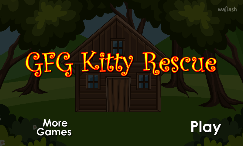 GFG 고양이 구출 (Kitty Rescue) 게임 화면 1