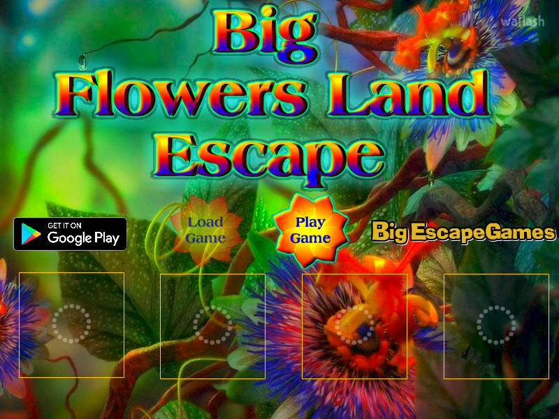 BIG 플라워스 랜드 이스케이프 (BIG Flowers Land Escape) 게임 화면 1