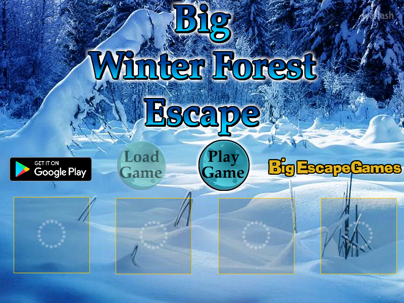 BIG 윈터 포레스트 이스케이프 (BIG Winter Forest Escape) 게임 화면 1