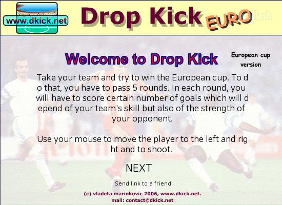 드롭킥 유로 (Drop Kick Euro) 게임 화면 1