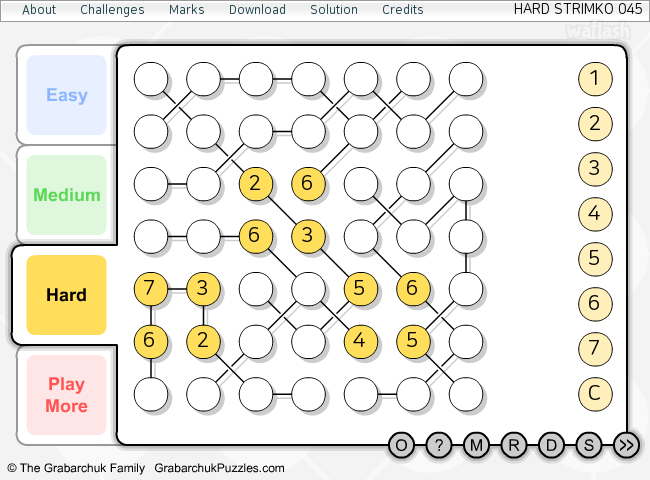 스트림코 퍼즐 Strimko Set 045 게임 화면 2