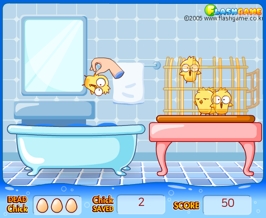Water Chick: 특명 병아리를 구출하라! 게임 화면 2