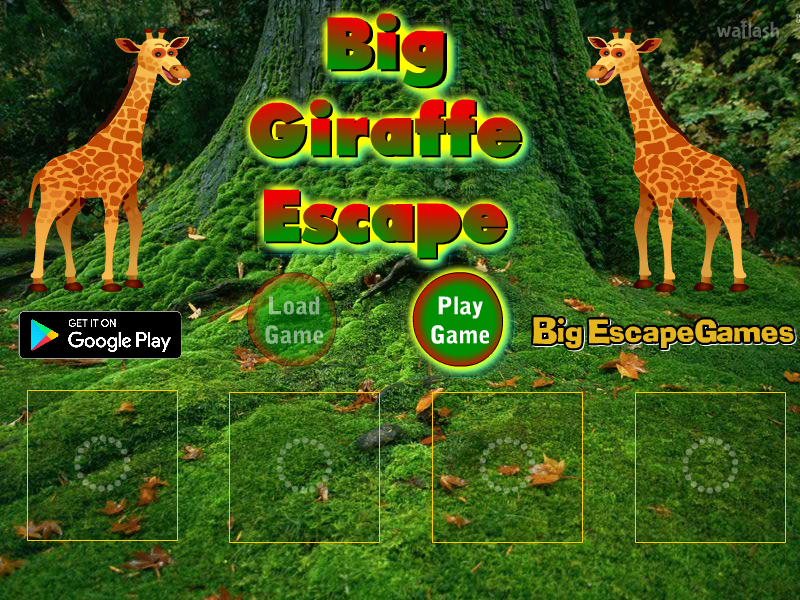 BIG 지라프 이스케이프 (BIG Giraffe Escape) 게임 화면 1