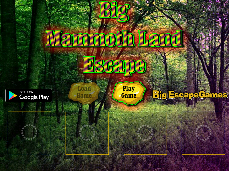 BIG 맘모스 랜드 이스케이프 (BIG Mammoth Land Escape) 게임 화면 1
