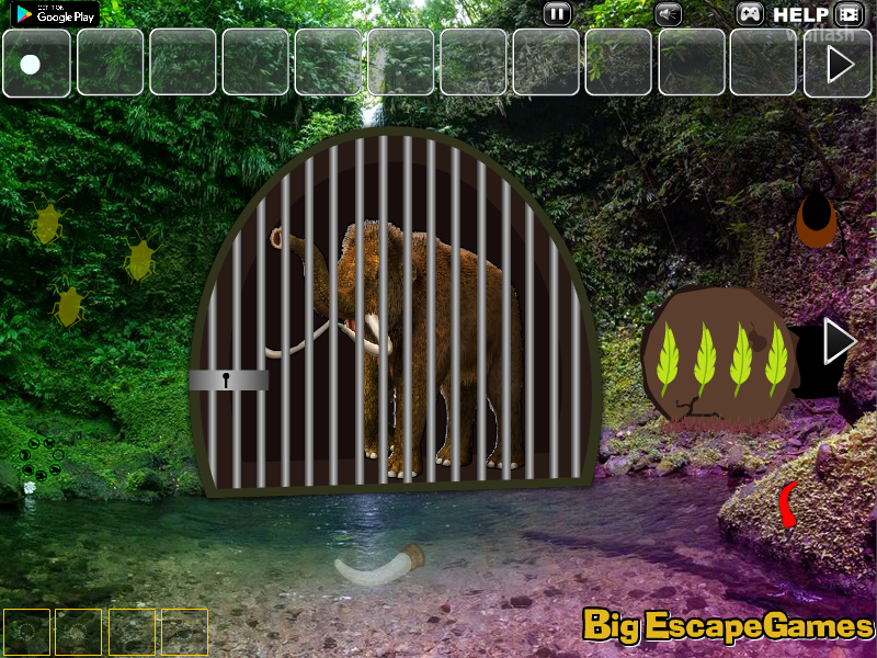 BIG 맘모스 랜드 이스케이프 (BIG Mammoth Land Escape) 게임 화면 2