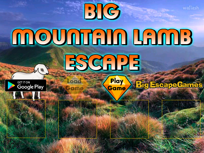 BIG 마운틴 램 이스케이프 (BIG Mountain Lamb Escape) 게임 화면 1