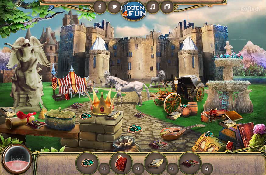 Hidden4Fun 숨은그림찾기 - Sorcerers School 게임 화면 2