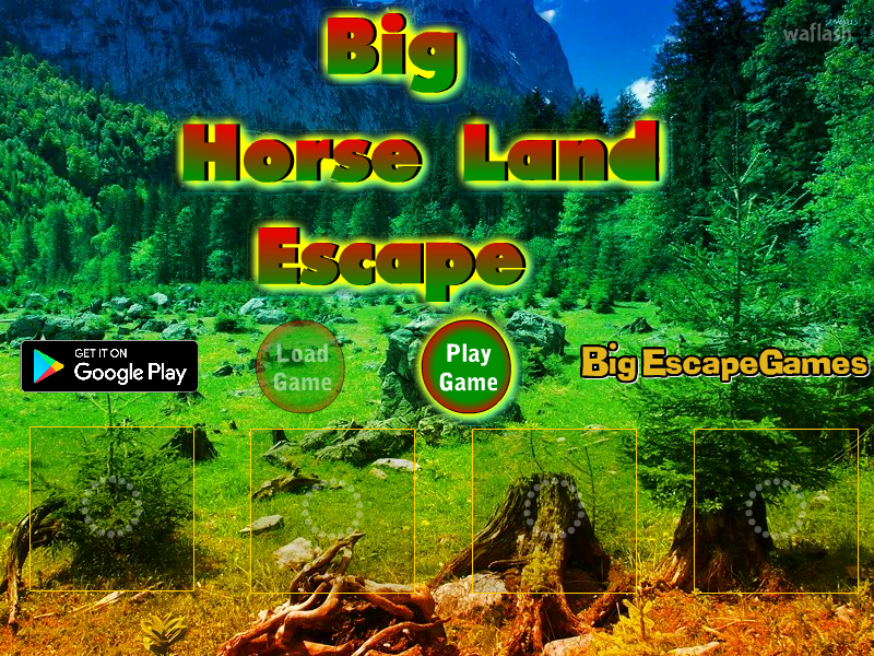BIG 호스 랜드 이스케이프 (BIG Horse Land Escape) 게임 화면 1