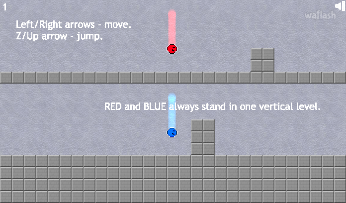 레드x블루 (RED x BLUE) 게임 화면 1