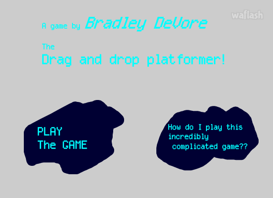 Drag and drop platformer 게임 화면 3