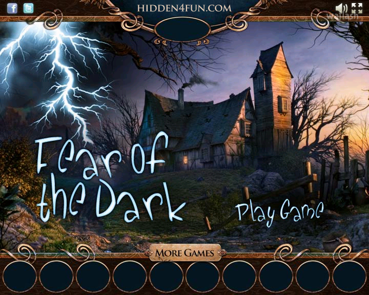 Hidden4Fun 숨은그림찾기 - Fear of the Dark 게임 화면 1