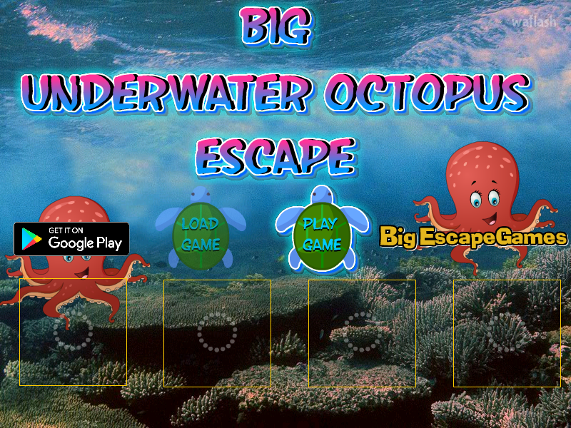 BIG 언더워터 옥토퍼스 이스케이프 (BIG Underwater Octopus Escape) 게임 화면 1