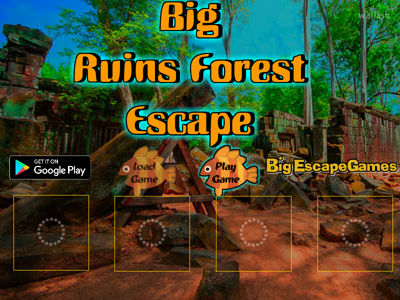 BIG 유적 숲 탈출 (BIG Ruins Forest Escape) 게임 화면 1