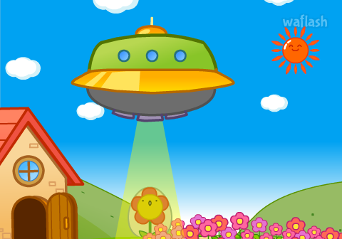 아이러브에그 18화 UFO 게임 화면 2