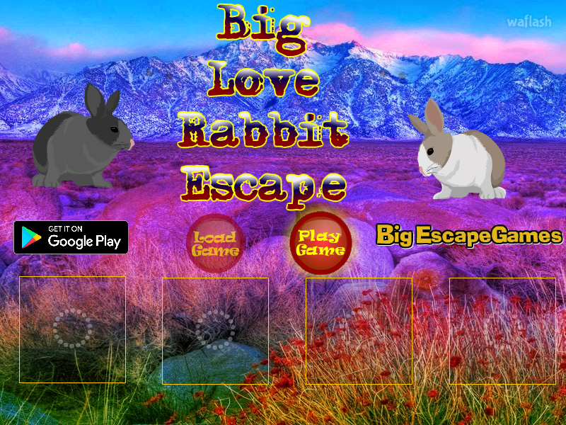 BIG 러브 래빗 이스케이프 (BIG Love Rabbit Escape) 게임 화면 1