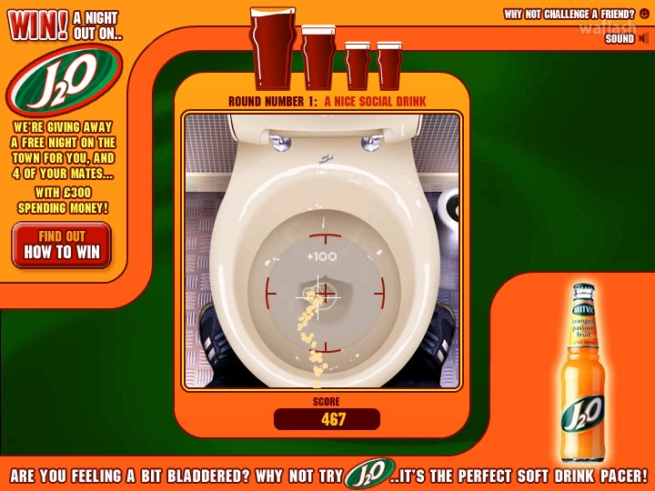 J2O Play And Win 게임 화면 2