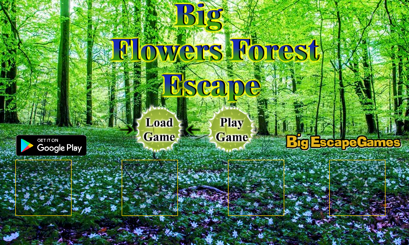 BIG 플라워스 포레스트 이스케이프 (BIG Flowers Forest Escape) 게임 화면 1