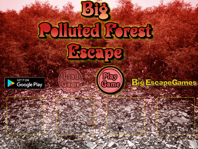 BIG 오염된 숲 탈출 (BIG Polluted Forest Escape) 게임 화면 1