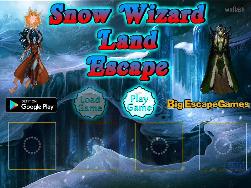 BIG 스노우 위저드 랜드 이스케이프 (BIG Snow Wizard Land Escape) 게임 화면 1
