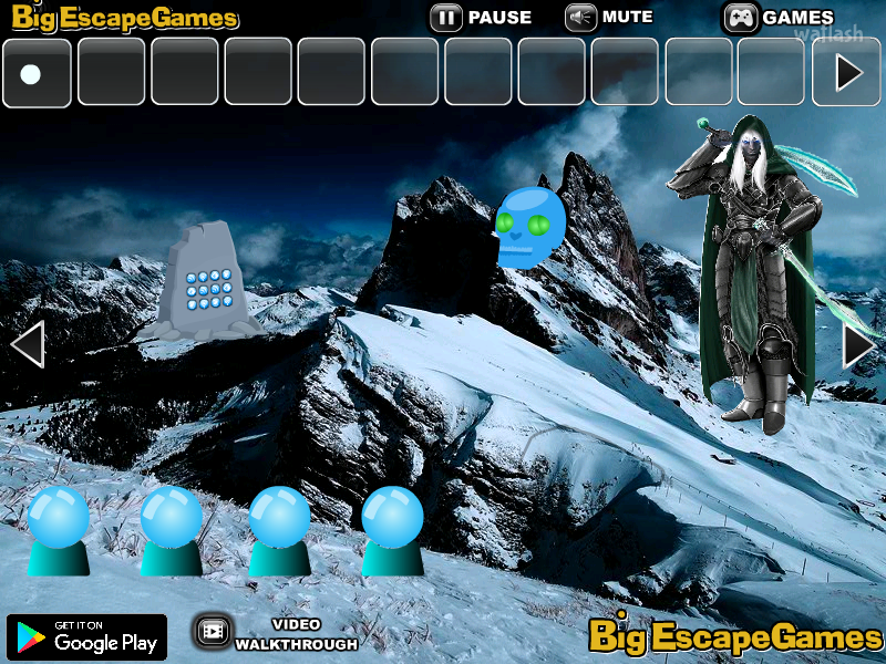 BIG 스노우 위저드 랜드 이스케이프 (BIG Snow Wizard Land Escape) 게임 화면 2