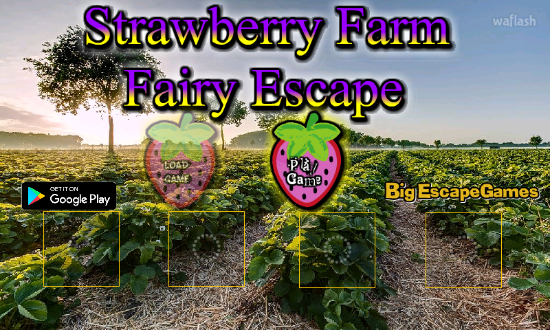 BIG 딸기 농장 요정 탈출 (BIG Strawberry Farm Fairy Escape) 게임 화면 1