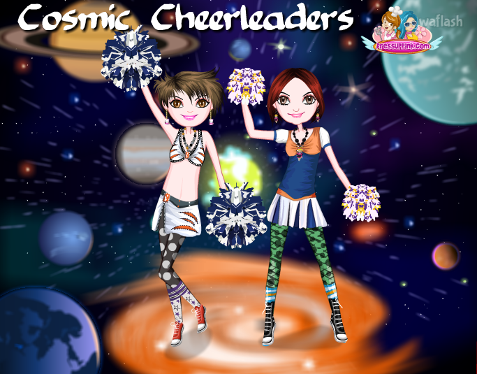 코스믹 치어리더스 (Cosmic Cheerleaders) 게임 화면 1
