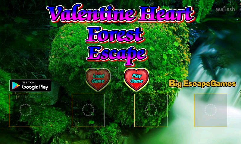 BIG 발렌타인 하트 포레스트 이스케이프 (BIG Valentine Heart Forest Escape) 게임 화면 1