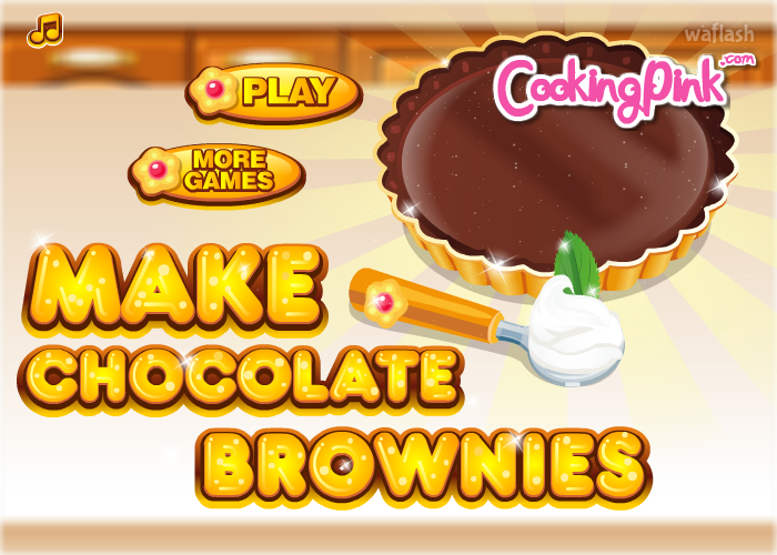 초콜릿 브라우니 만들기 (Make Chocolate Brownies) 게임 화면 1
