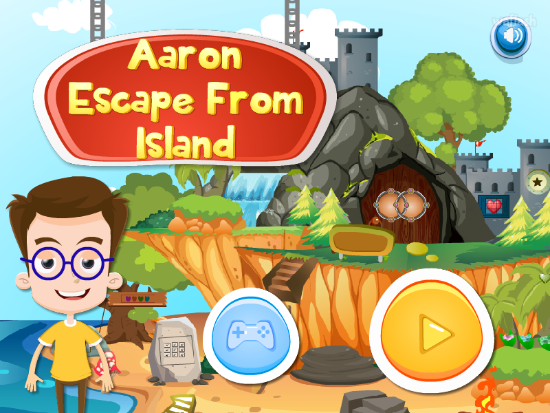 아론의 섬 탈출 (GFG Aaron Escape From Island) 게임 화면 1