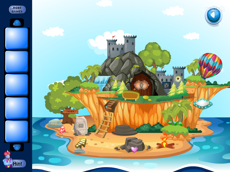 아론의 섬 탈출 (GFG Aaron Escape From Island) 게임 화면 2