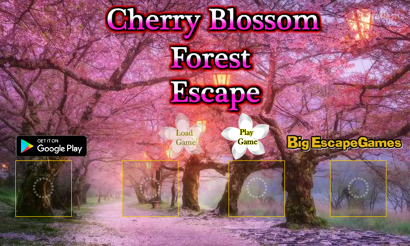 BIG 벚꽃숲 탈출 (BIG Cherry Blossom Forest Escape) 게임 화면 1