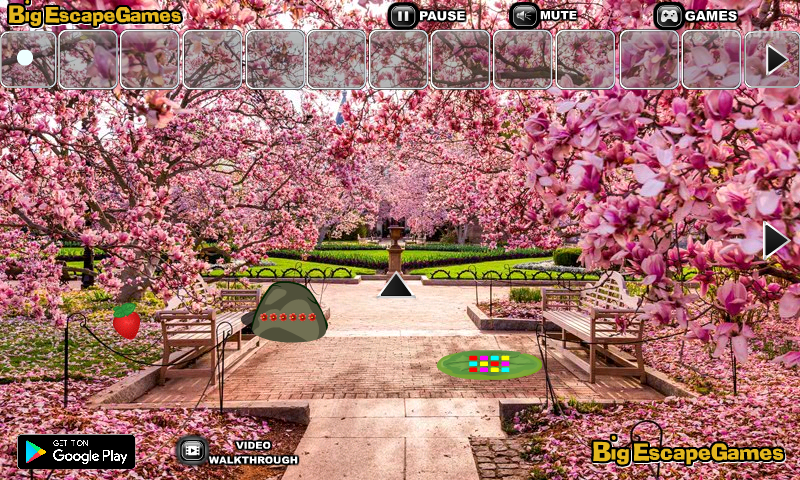 BIG 벚꽃숲 탈출 (BIG Cherry Blossom Forest Escape) 게임 화면 2