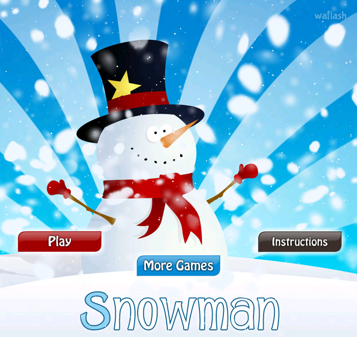 스노우맨 (Snowman) 게임 화면 1