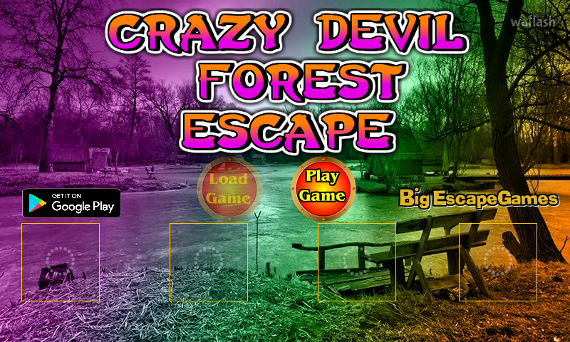 BIG 크레이지 데빌 포레스트 이스케이프 (BIG Crazy Devil Forest Escape) 게임 화면 1