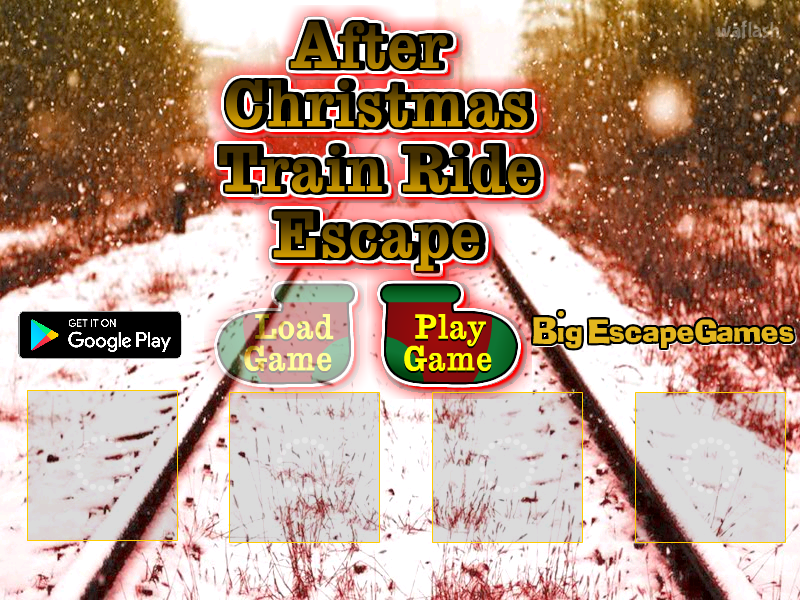 BIG 크리스마스 트레인 라이드 이스케이프 (BIG Christmas Train Ride Escape) 게임 화면 1