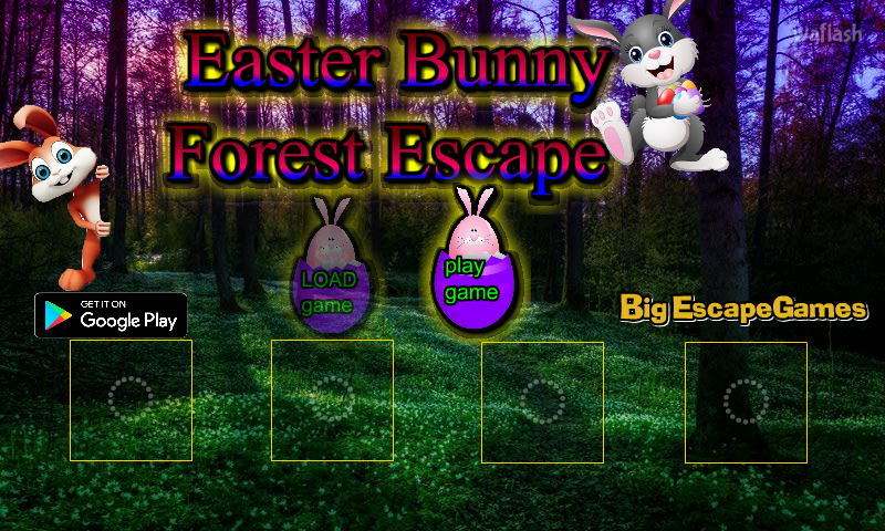 BIG 이스터 버니 포레스트 이스케이프 (BIG Easter Bunny Forest Escape) 게임 화면 1