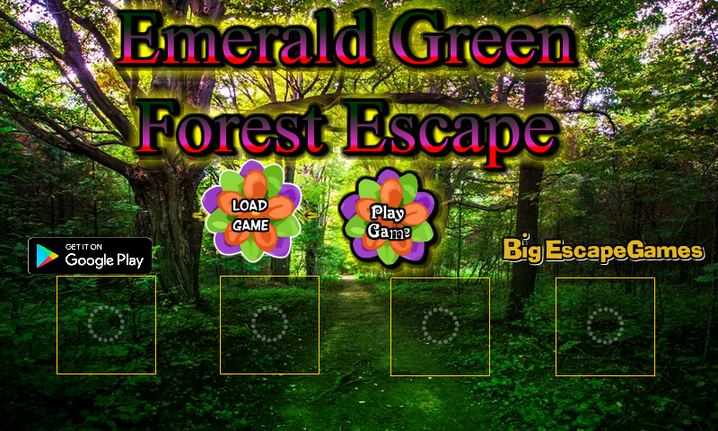 BIG 에메랄드 그린 포레스트 이스케이프 (BIG Emerald Green Forest Escape) 게임 화면 1