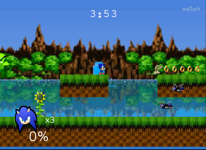 소닉 스매시 브라더스 (Sonic Smash Brothers) 게임 화면 3