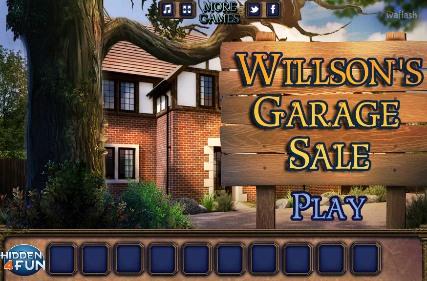 Hidden4Fun 숨은그림찾기 - Willson's Garage Sale 게임 화면 1