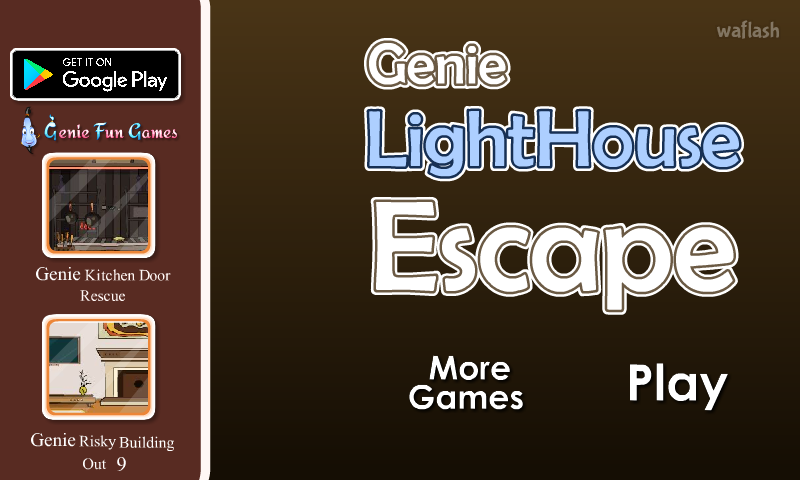 GFG 등대 탈출 (Genie LightHouse Escape) 게임 화면 1