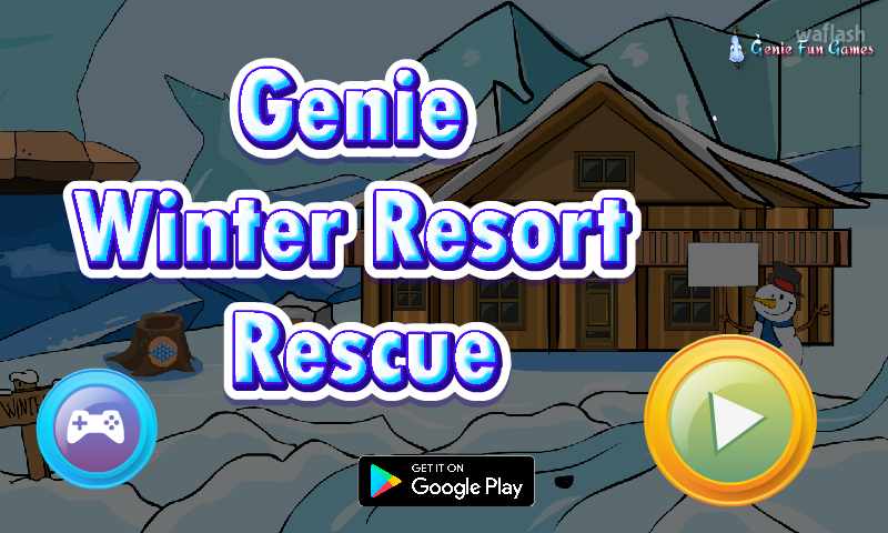 GFG 윈터 리조트 레스큐 (Genie Winter Resort Rescue) 게임 화면 1