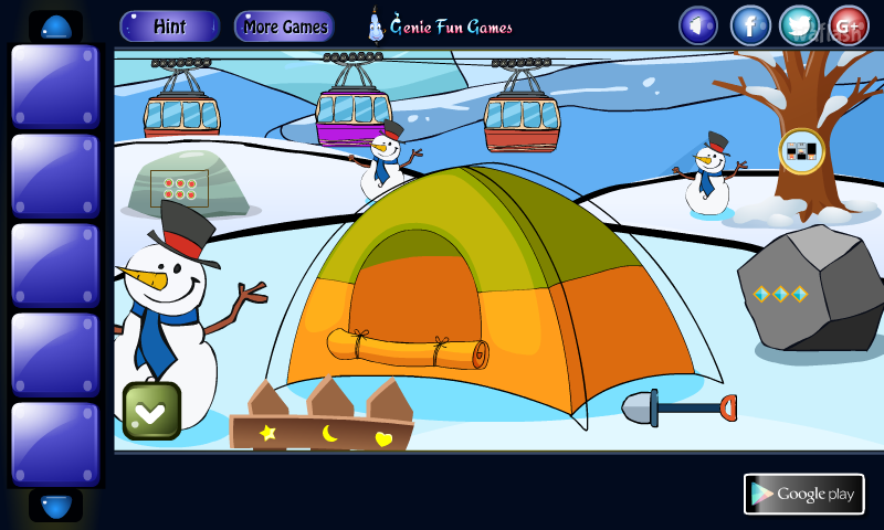 GFG 윈터 리조트 레스큐 (Genie Winter Resort Rescue) 게임 화면 2