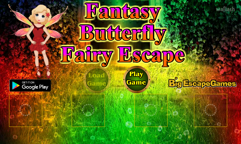 BIG 판타지 나비 요정 탈출 (BIG Fantasy Butterfly Fairy Escape) 게임 화면 1