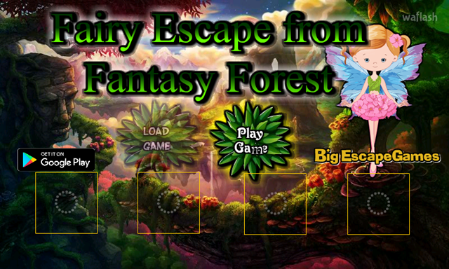 BIG 판타지 숲에서 요정 탈출 (Fairy Escape from Fantasy Forest) 게임 화면 1