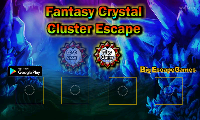 BIG 판타지 크리스탈 클러스터 이스케이프 (Fantasy Crystal Cluster Escape) 게임 화면 1